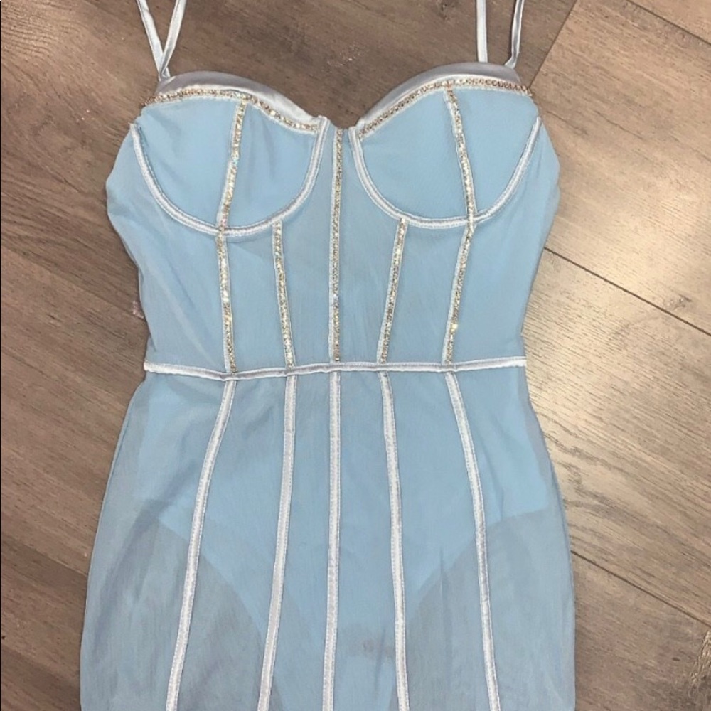 Blue dress